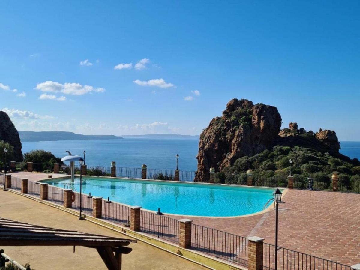 L'Estasi Tanca Piras A Bordo Piscina Con Vista Mare Villa Nebida Exterior photo