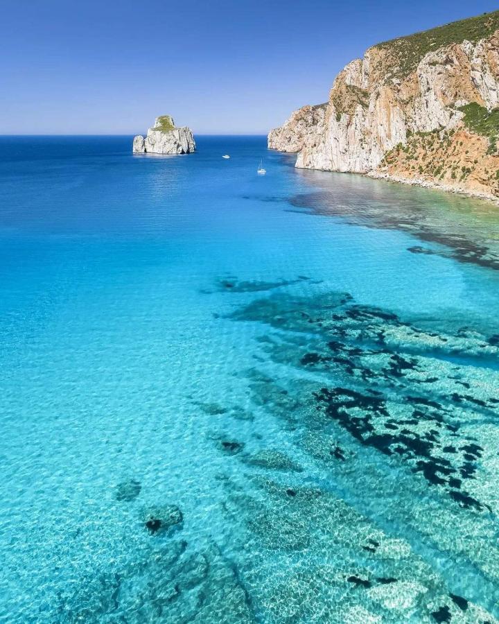 L'Estasi Tanca Piras A Bordo Piscina Con Vista Mare Villa Nebida Exterior photo