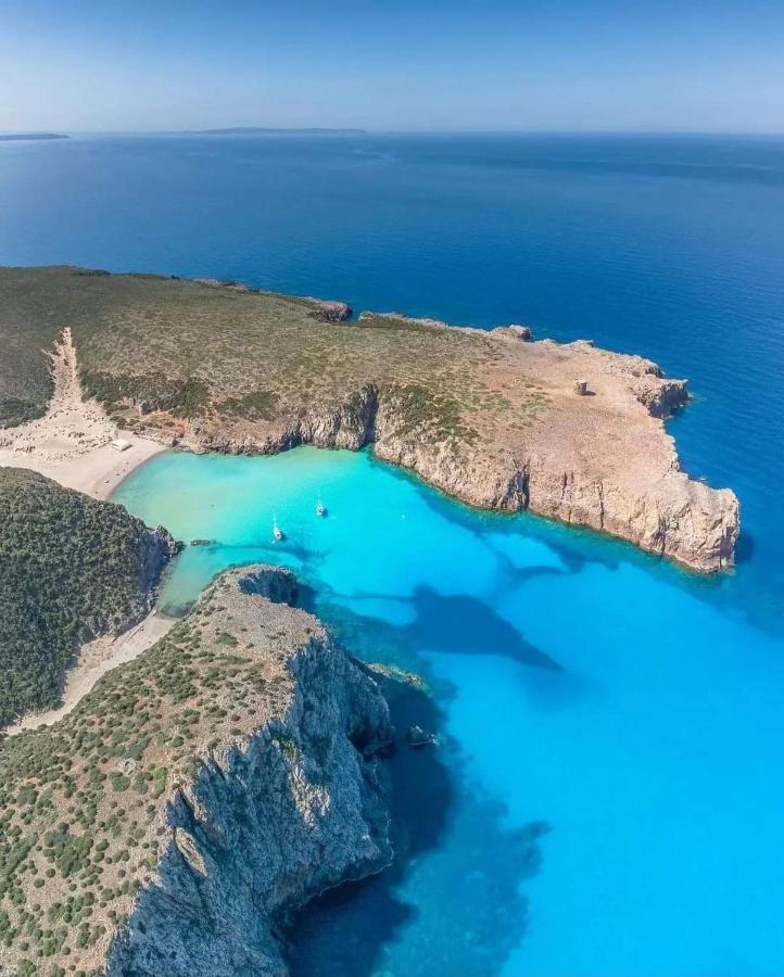 L'Estasi Tanca Piras A Bordo Piscina Con Vista Mare Villa Nebida Exterior photo